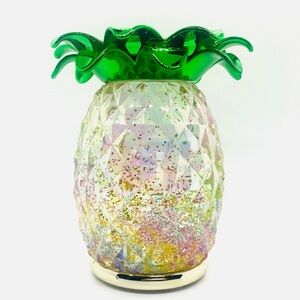 NWT Bath & Body Works Water Globe Pineapple Candle Holder